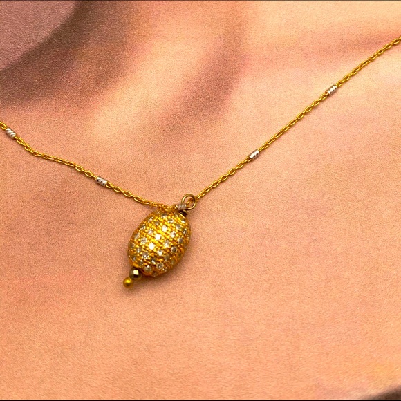 Matana Jewelry Matana Jewelry 8k Gold With Diamonds Necklace Poshmark
